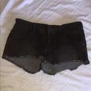 Paris Blues black jean shorts
